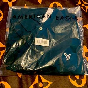 American Eagle Green Polo shirt size Small